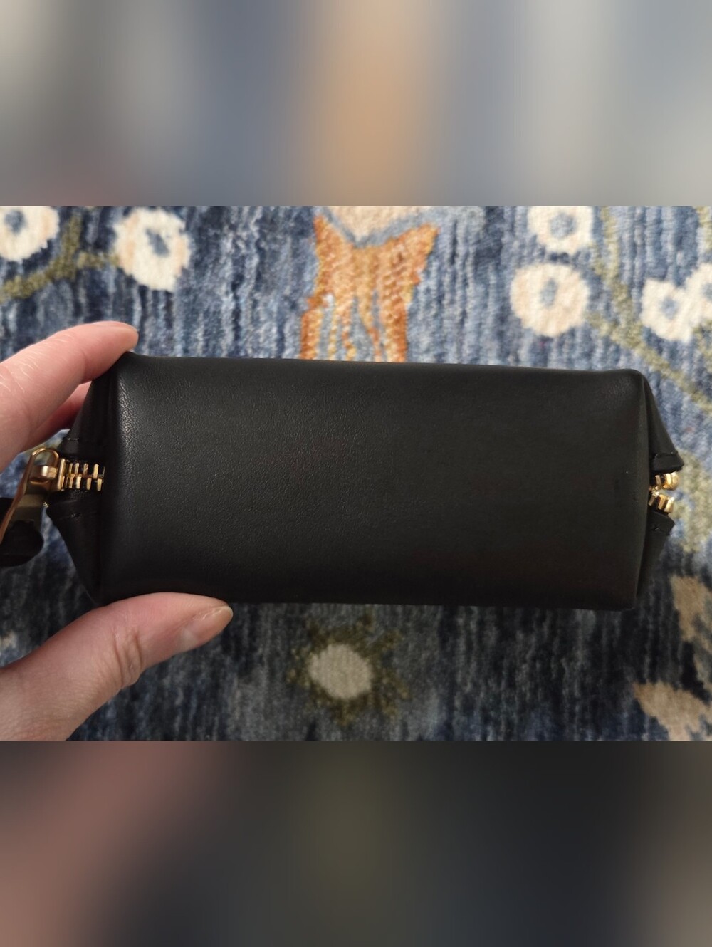 Portland Leather Taco tassel pouch black - Picture 3 of 4